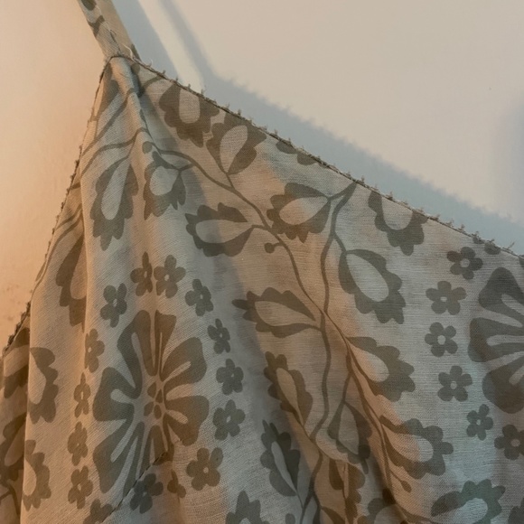 HOSS 100% silk Mini babydoll blue-grey dress Sz 38 - Picture 8 of 9